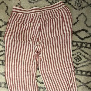 Old navy linen wide leg pants